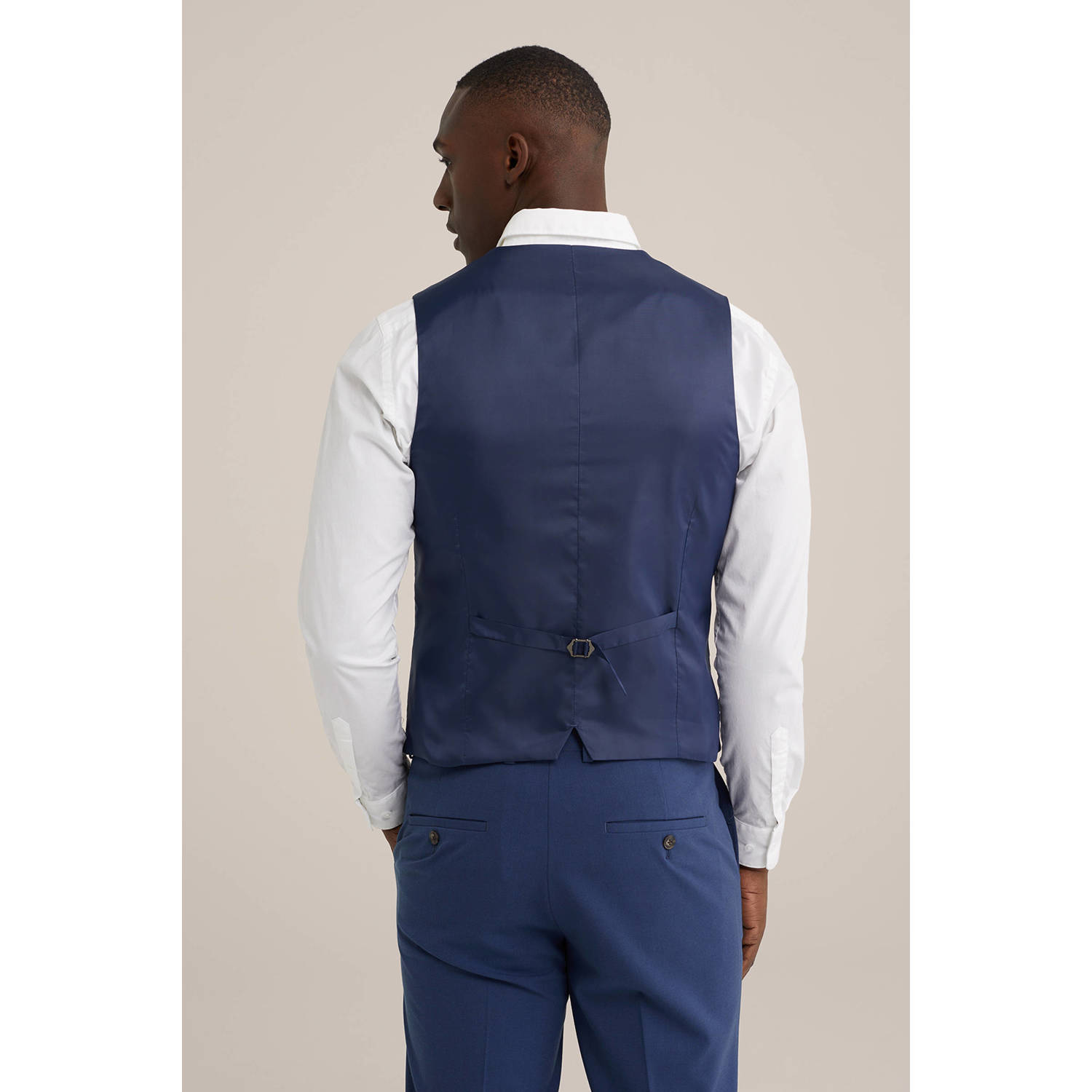 WE Fashion WE Fundamentals gilet blauw