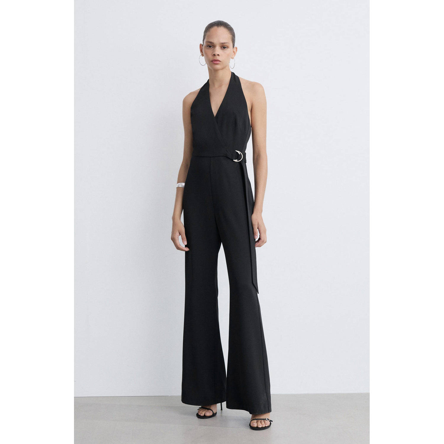 Mango jumpsuit zwart