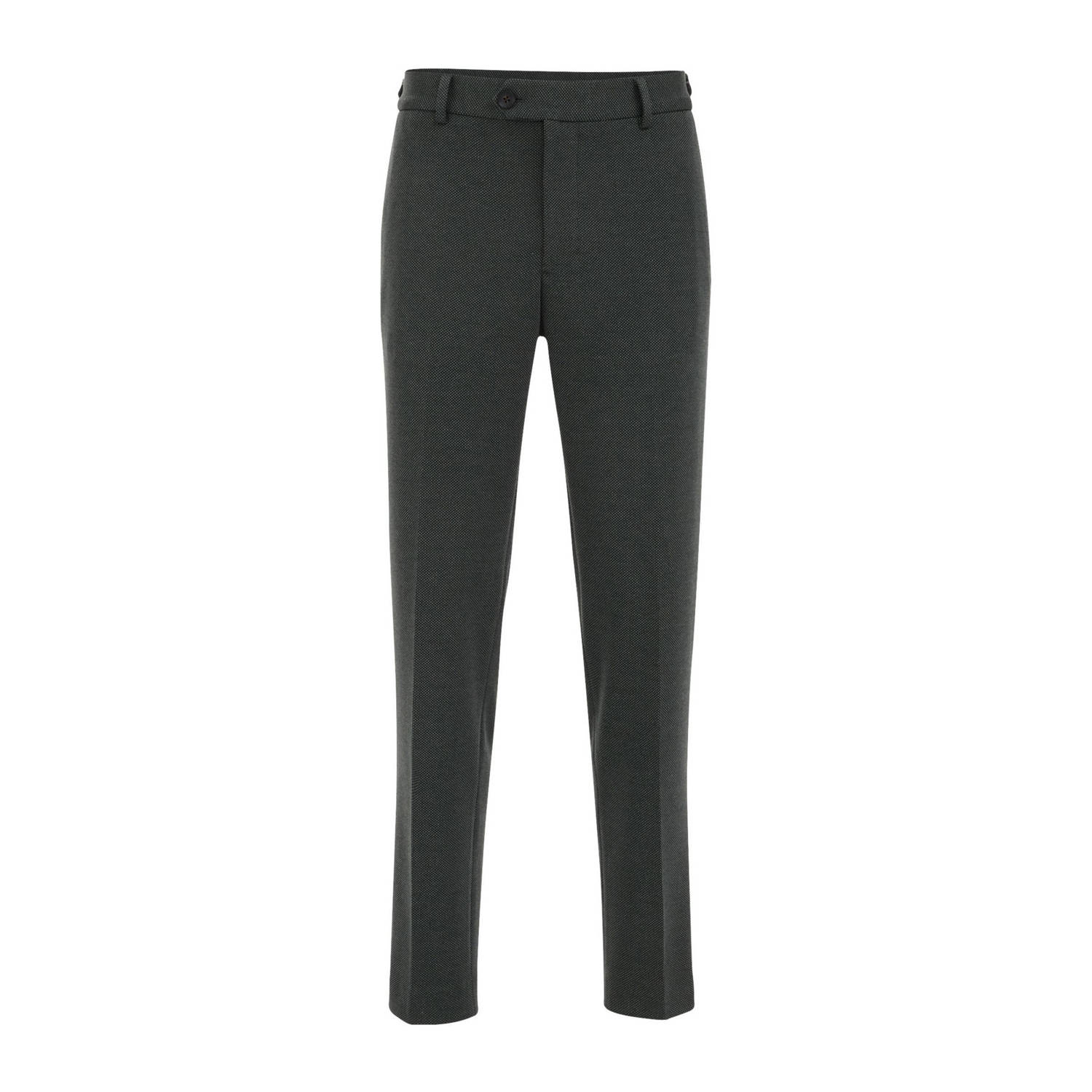 WE Fashion slim pantalon groen