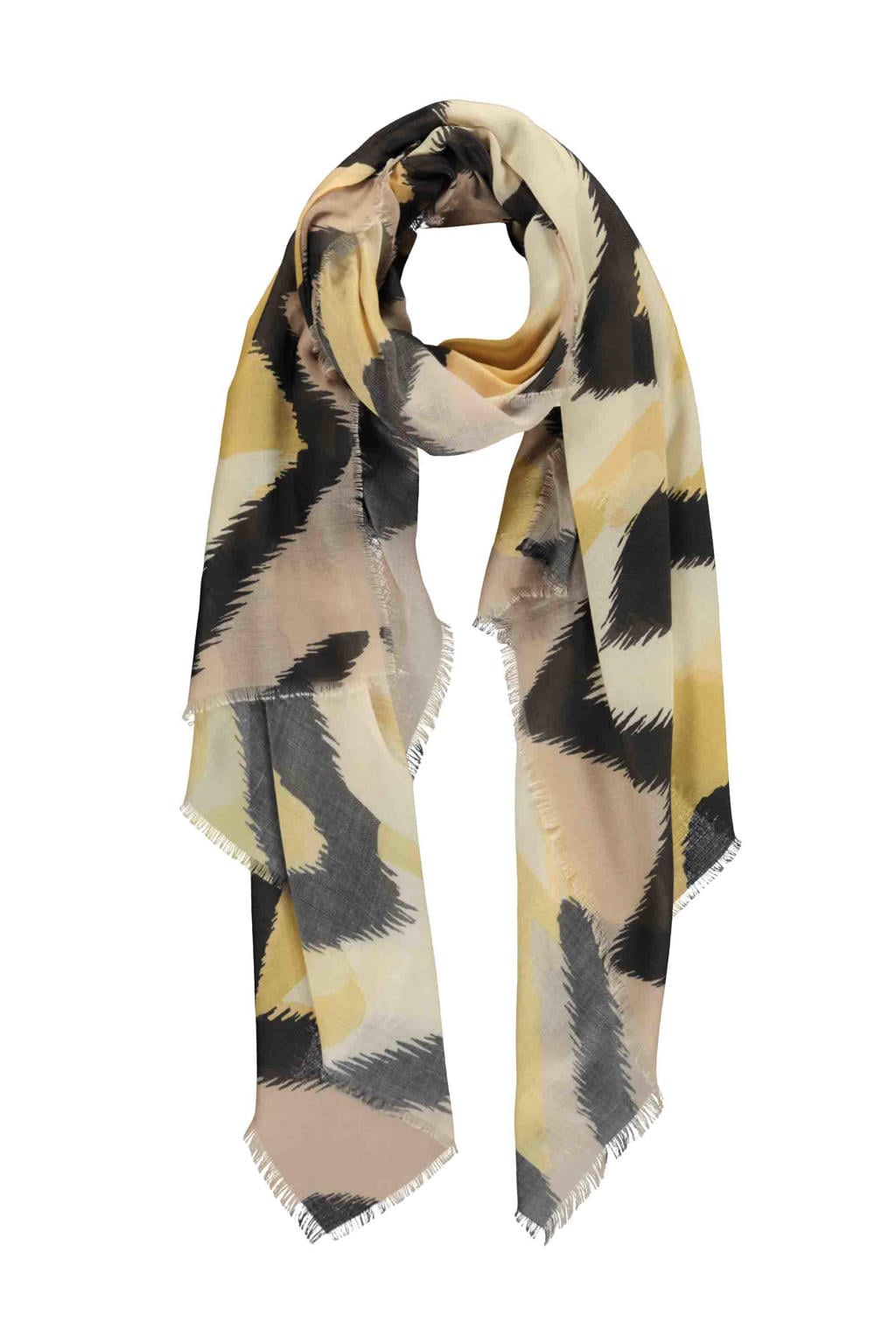 Expresso sjaal beige/zwart