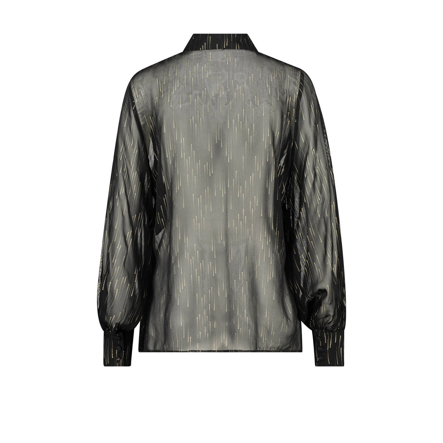 Expresso blouse zwart goud