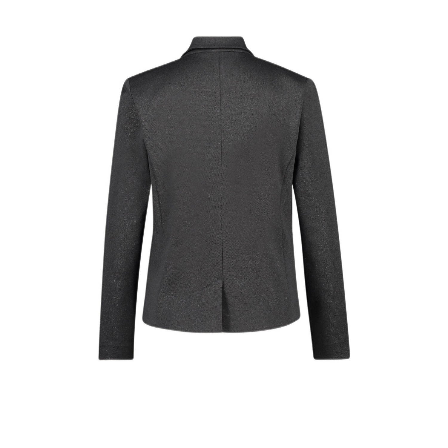 Expresso rechtvallende blazer zwart