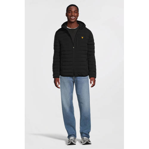 Lyle & Scott gewatteerde winterjas zwart afbeelding