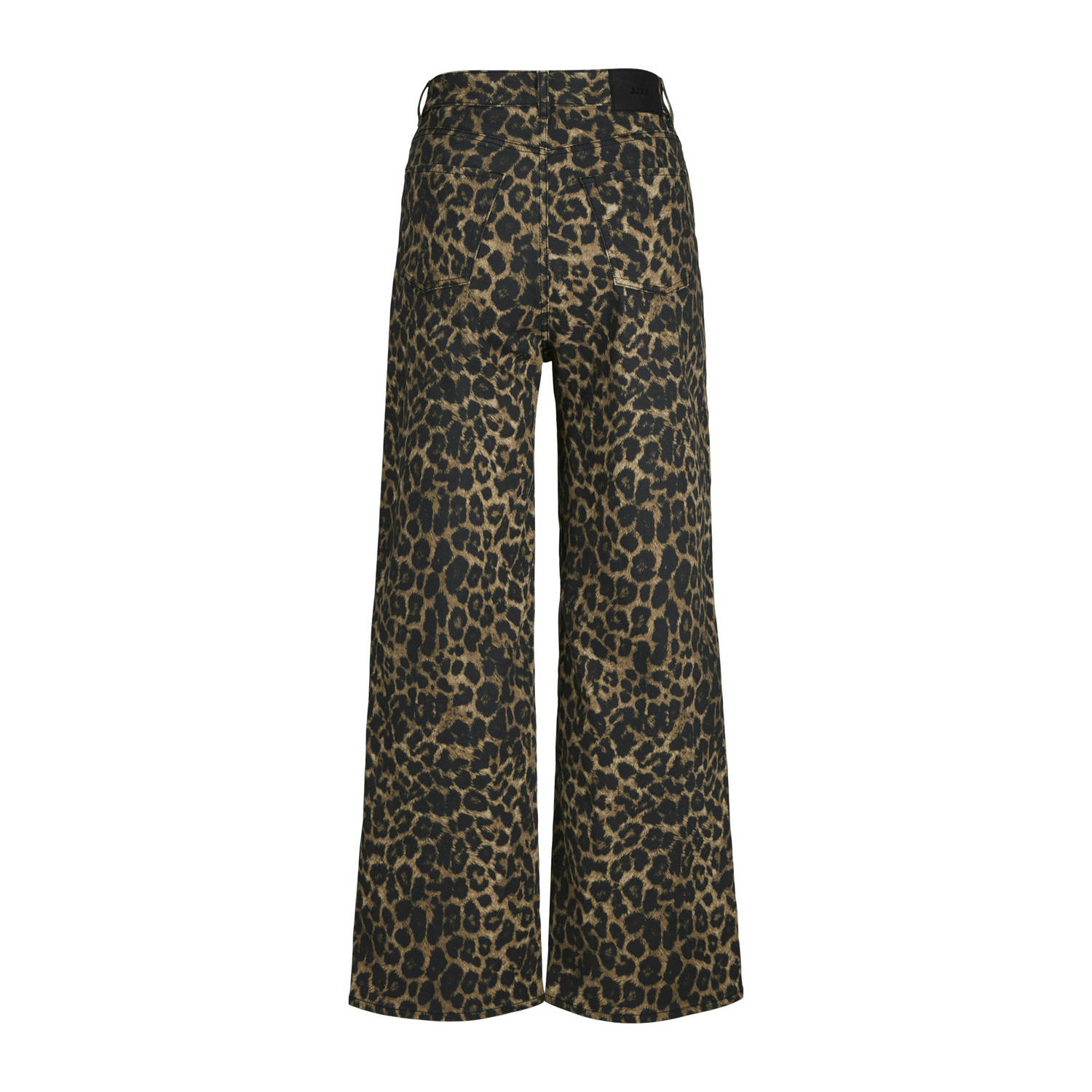 JJXX high waist wide leg jeans met panterprint