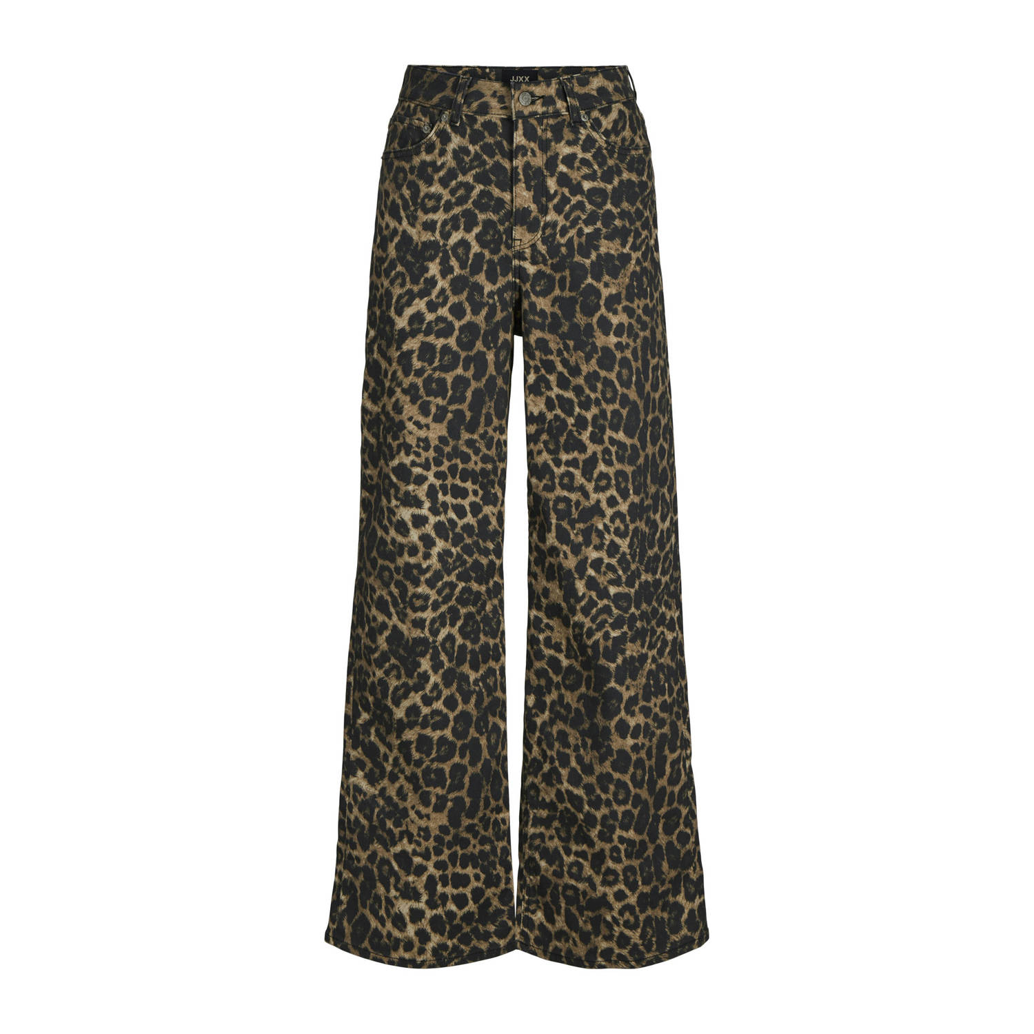 Jack & jones Luipaardprint Wijde Broek Multicolor Dames