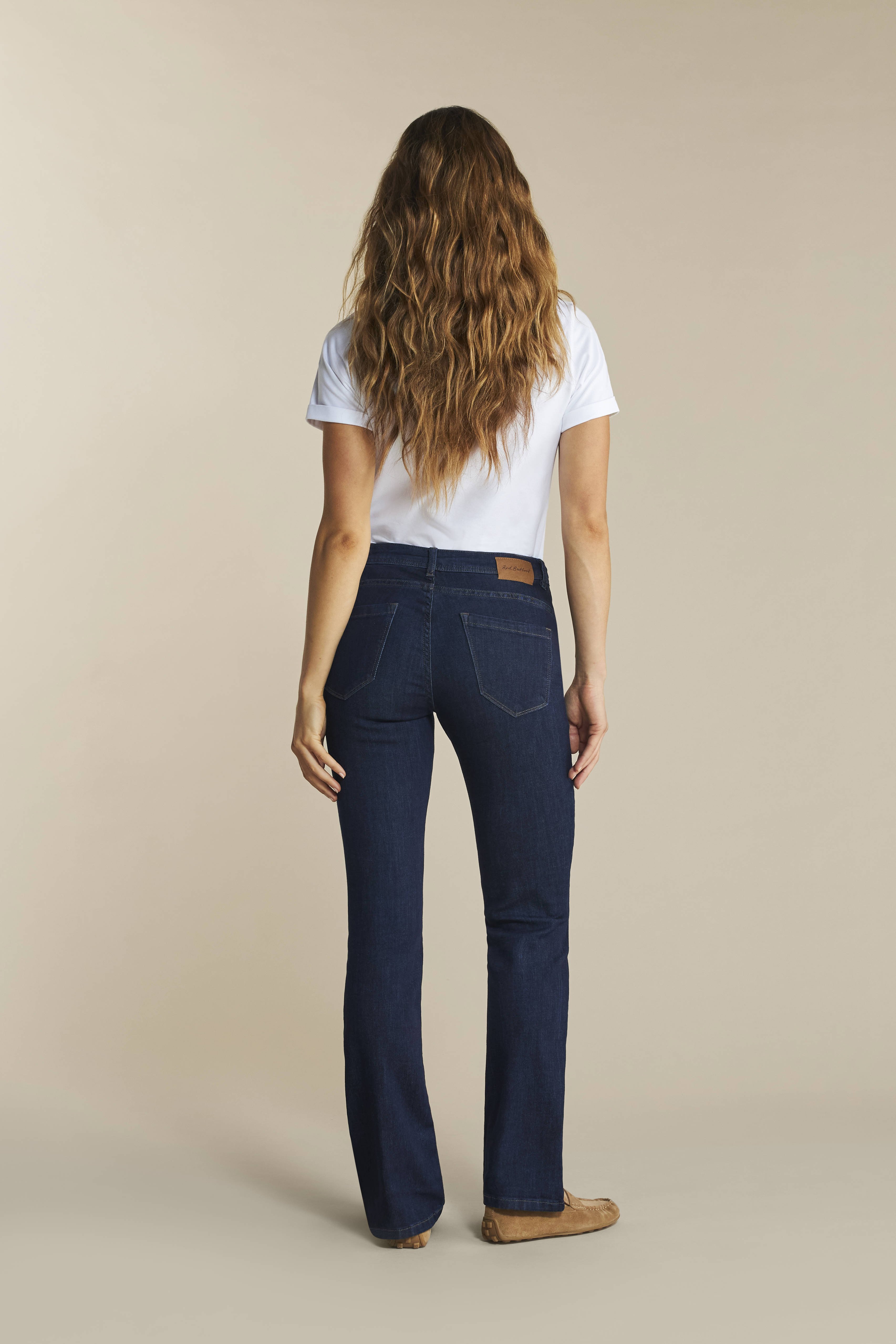 Red Button high waist flared jeans Babette dark blue denim | wehkamp
