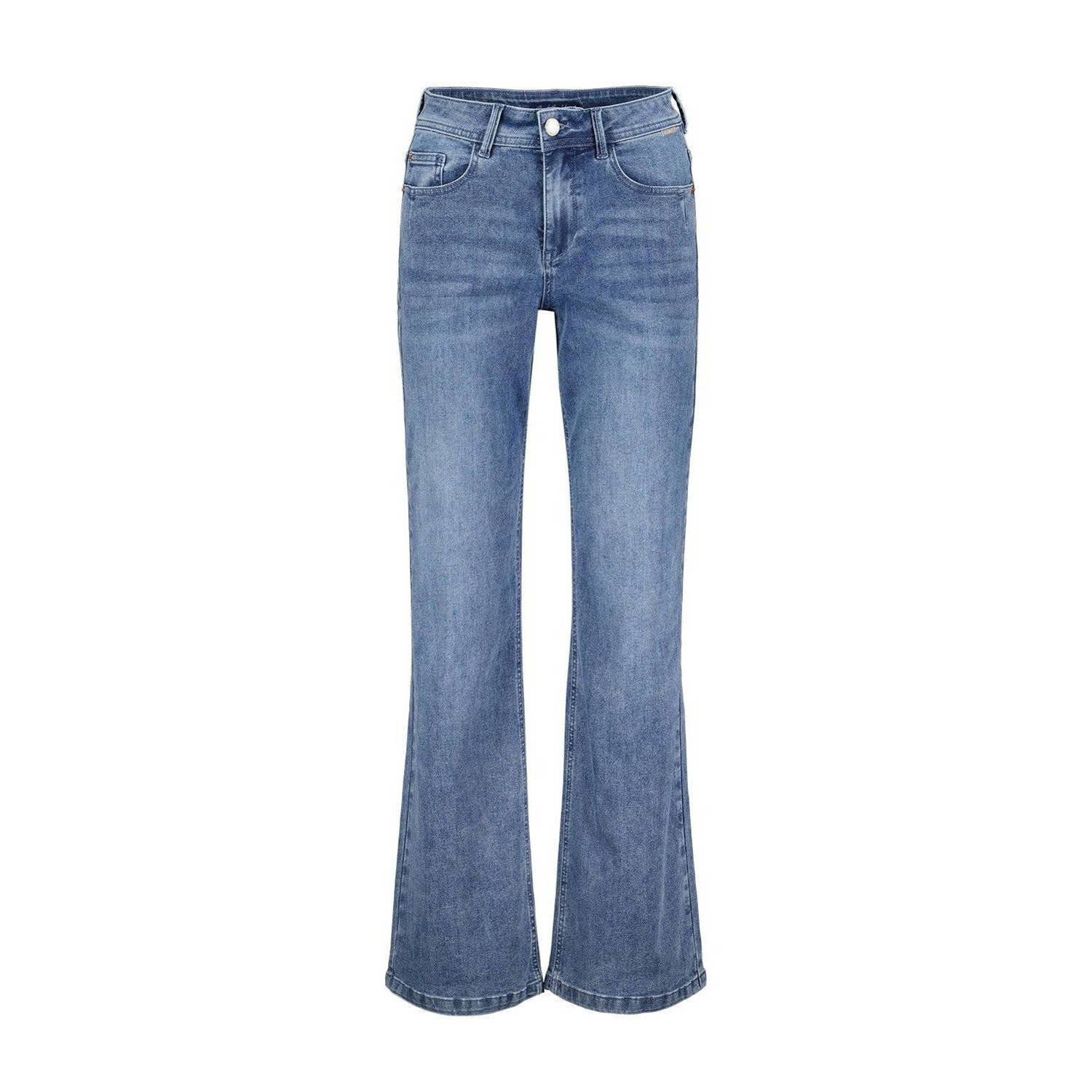 Red Button high waist flared jeans Colette medium blue denim