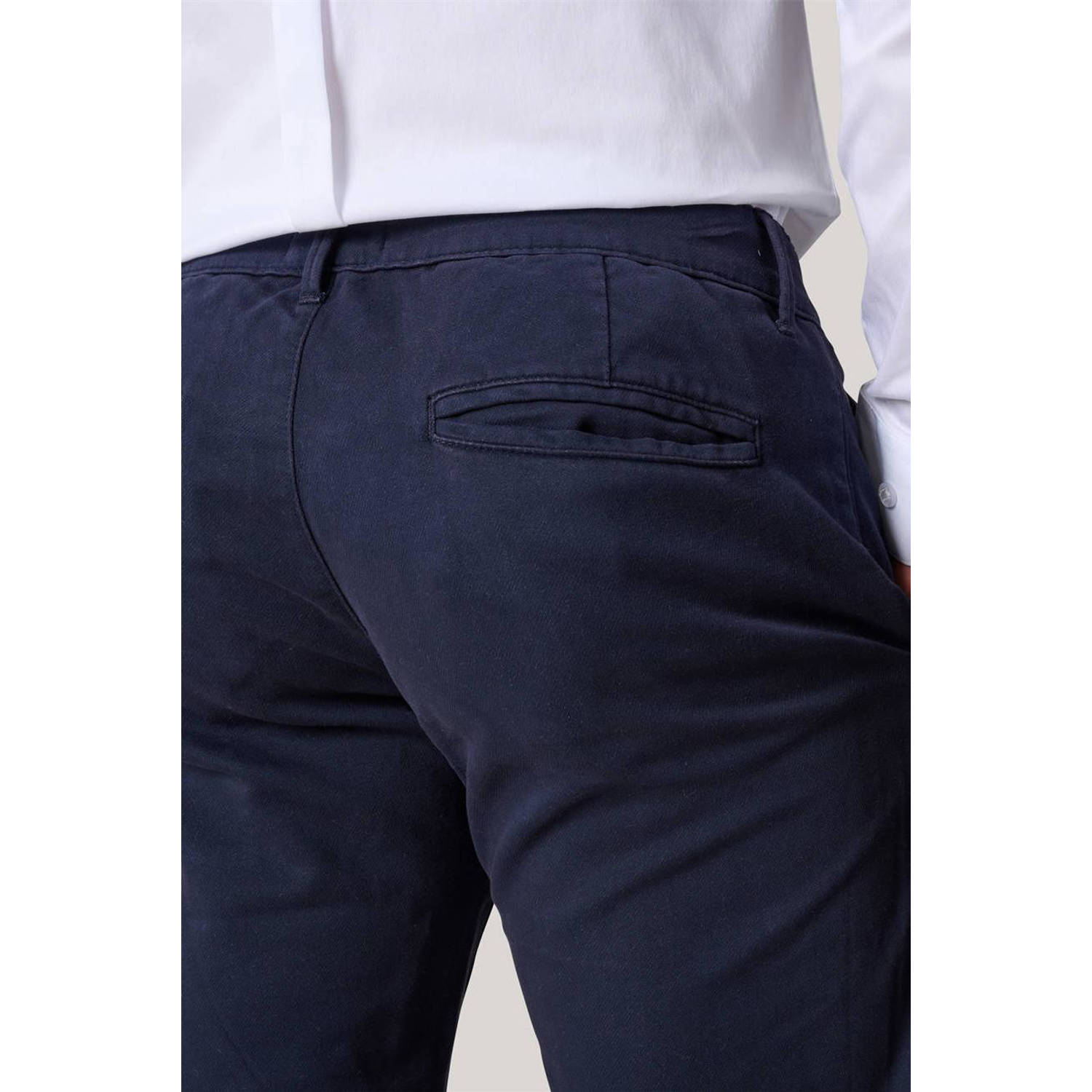 Shoeby regular fit chino donkerblauw