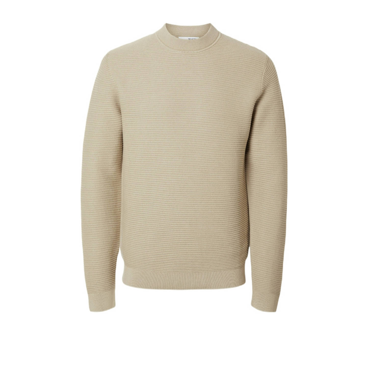 SELECTED HOMME gebreide trui beige