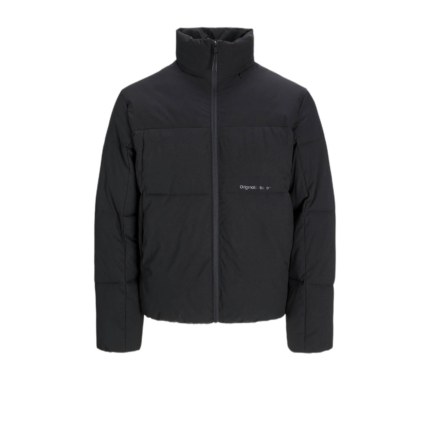 JACK & JONES PLUS SIZE gewatteerde jas JORVESTERBRO Plus Size zwart