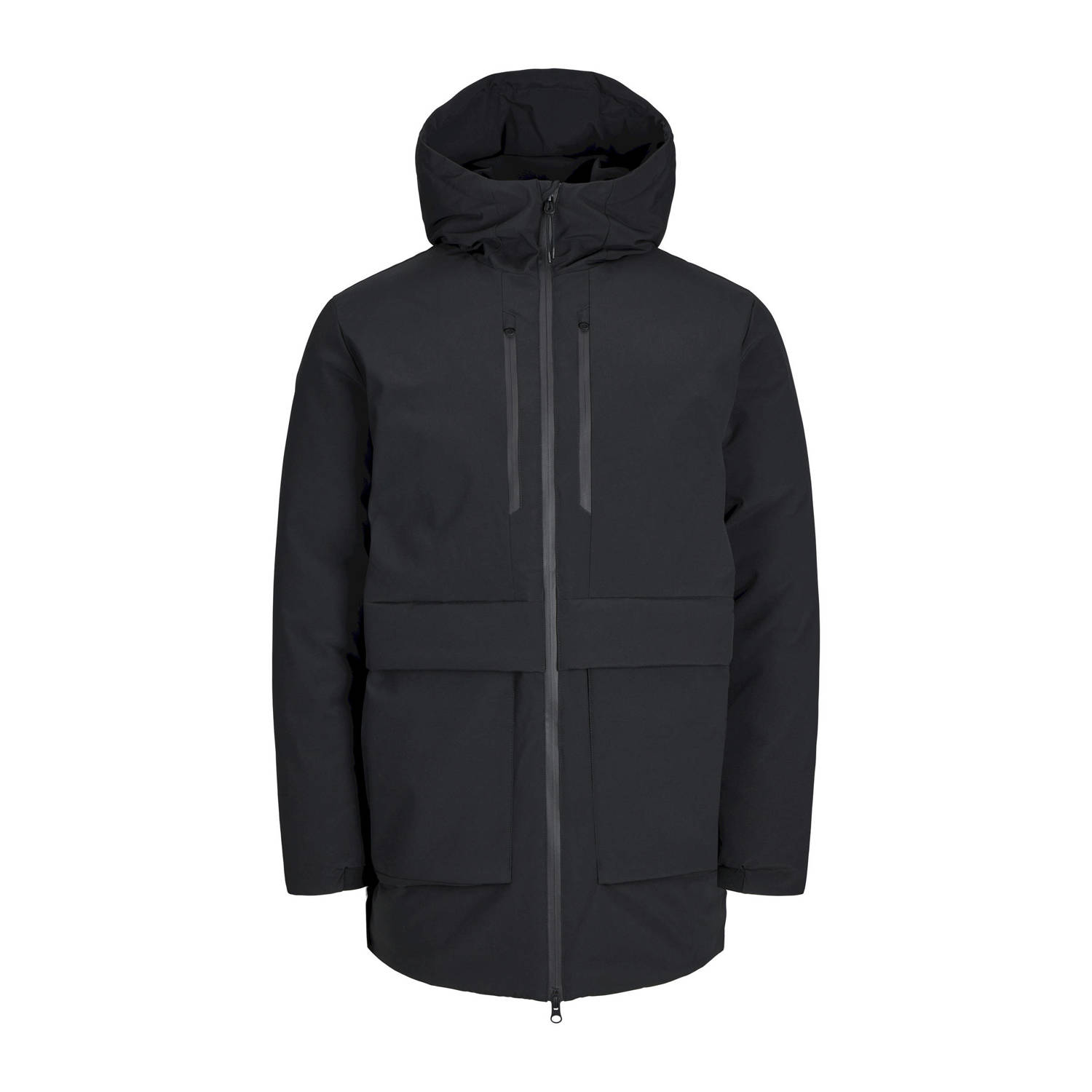 JACK & JONES PLUS SIZE gewatteerde jas JCOCHARLIE Plus Size zwart