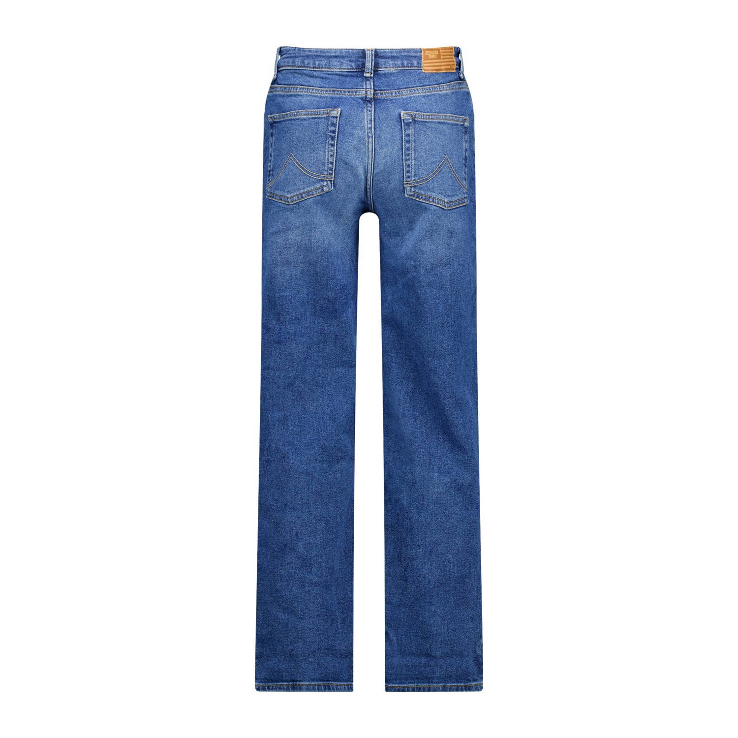 America Today straight leg jeans medium blue denim