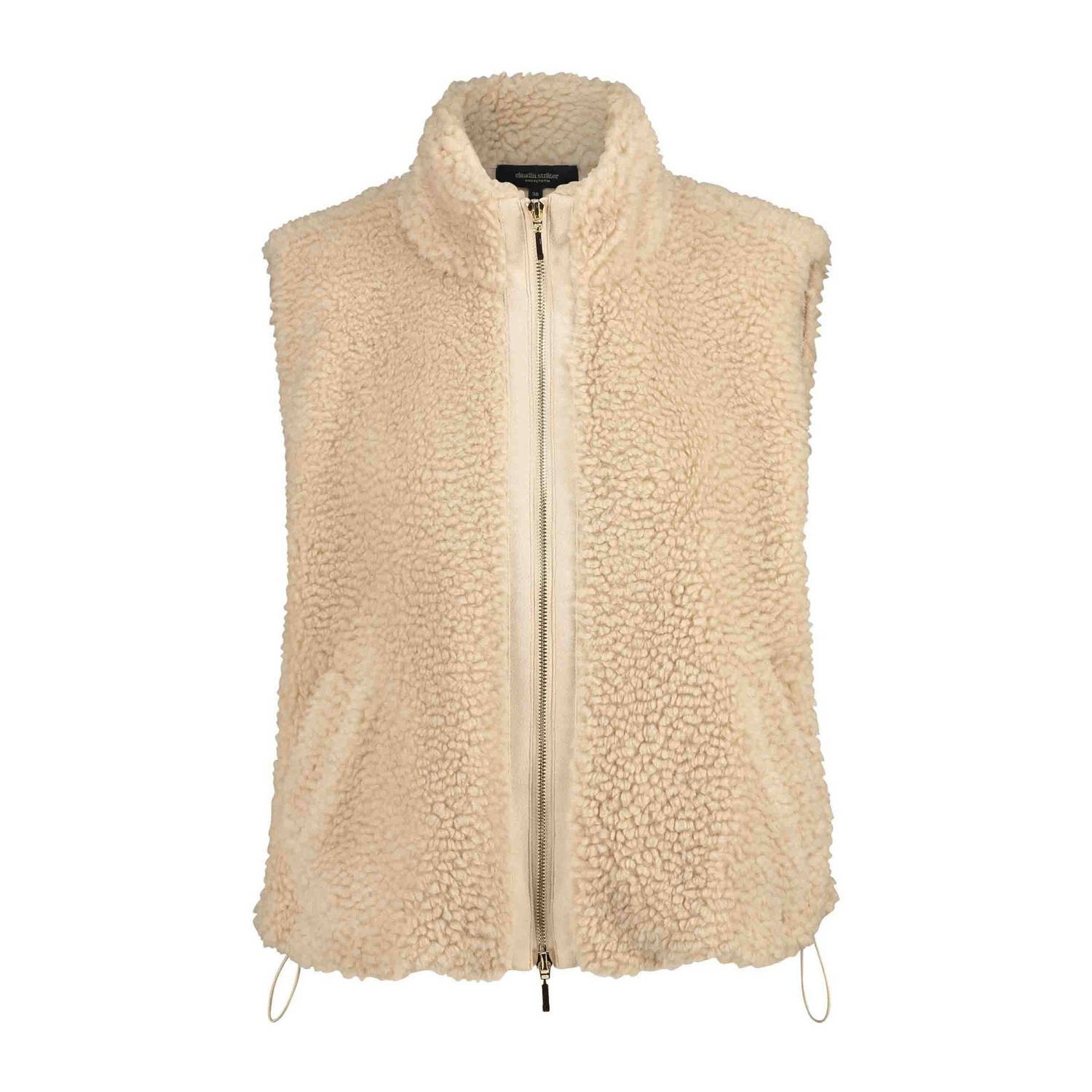 Claudia Sträter gilet beige