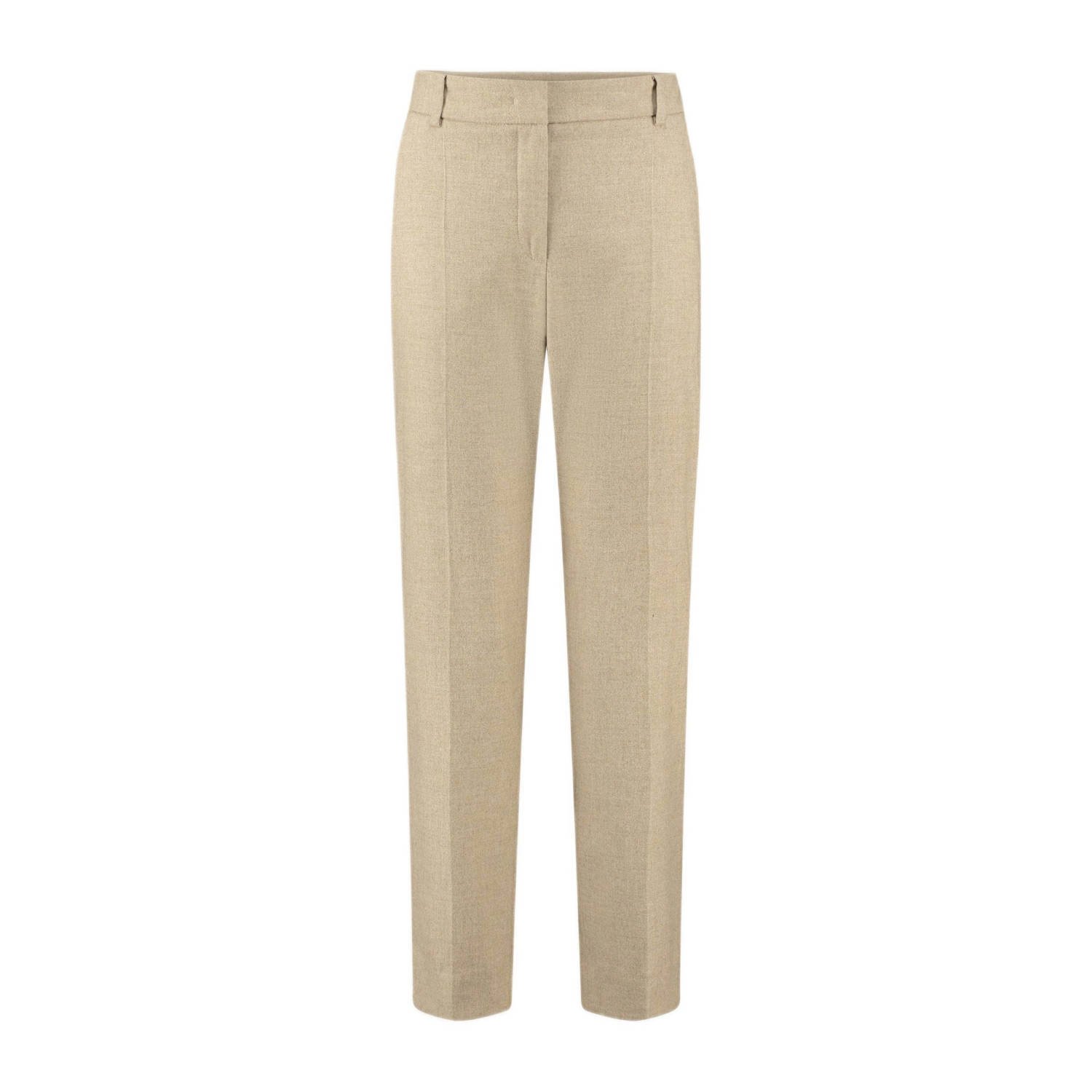 Claudia Sträter straight pantalon beige