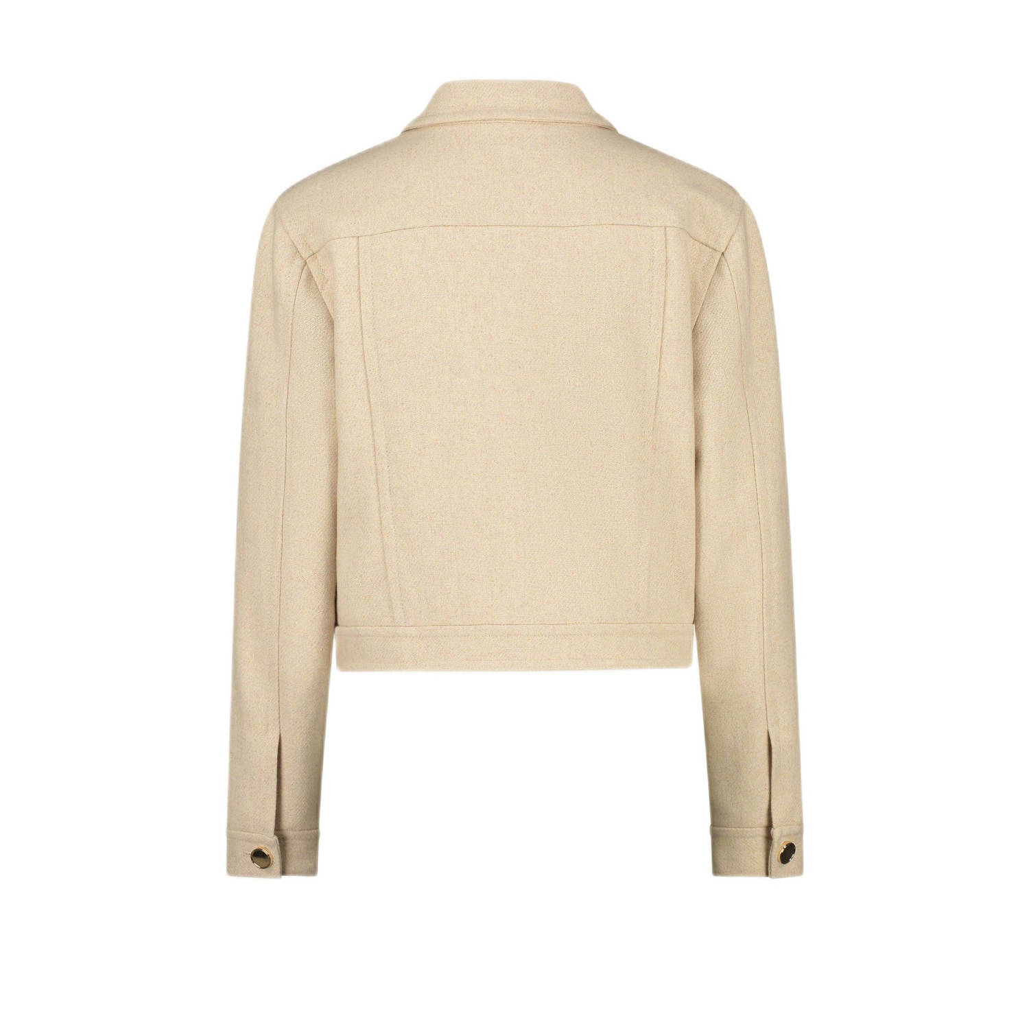 Claudia Sträter jasje met wol beige