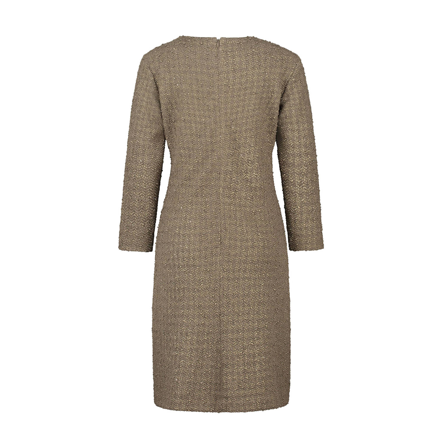 Claudia Sträter midi jurk taupe