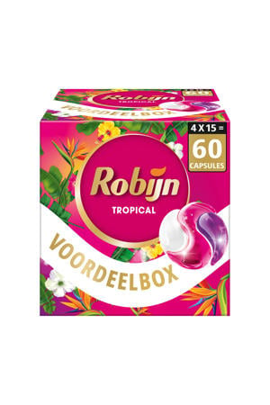 3-in-1 wascapsules Color Tropical - 4 x 15 wasbeurten - 60 wasbeurten