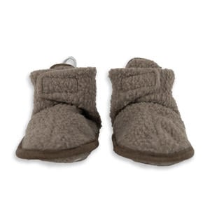 baby slofjes fleece bruin