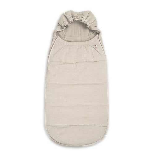 Lodger autostoel voetenzak teddy fleece ecru afbeelding