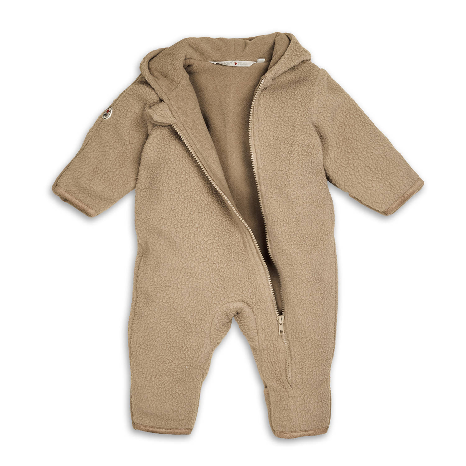 Lodger fleece teddy babypak bruin