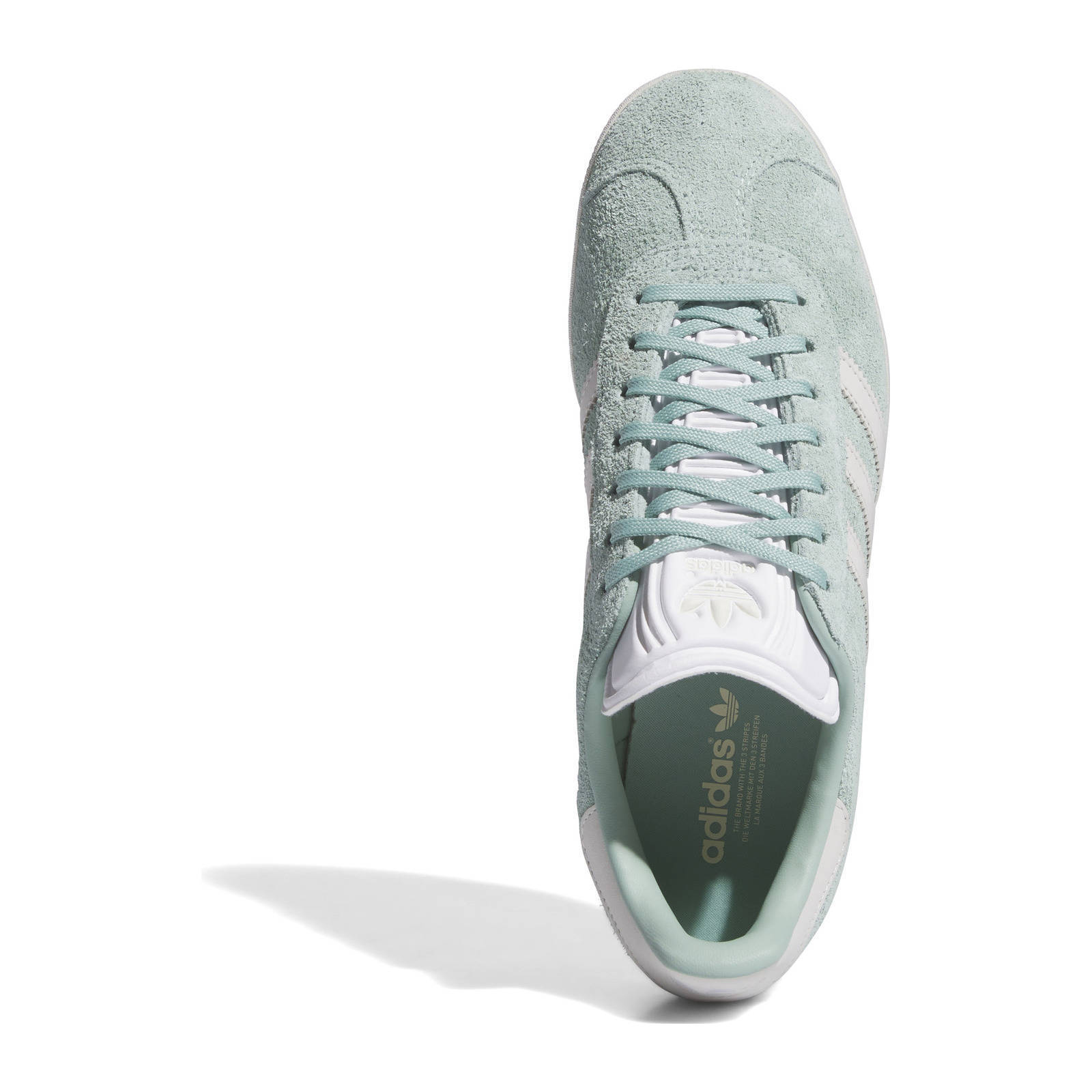 Gazelle sneakers mintgroen wit