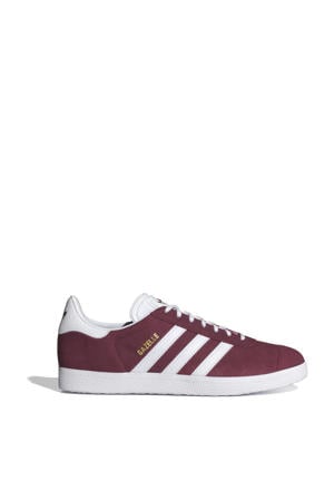 Gazelle sneakers donkerrood/wit
