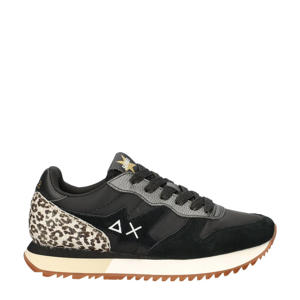 Stargirl Animal  suède sneakers zwart