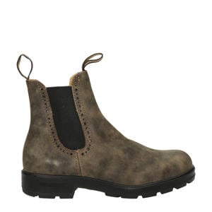 Original High Top suède chelsea boots bruin
