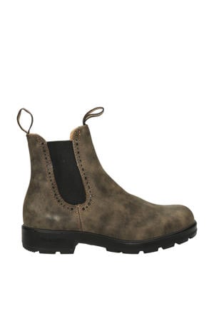 Original High Top suède chelsea boots bruin
