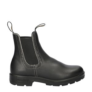 Original High Top leren chelsea boots zwart