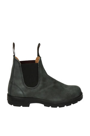 587 nubuck chelsea boots antraciet