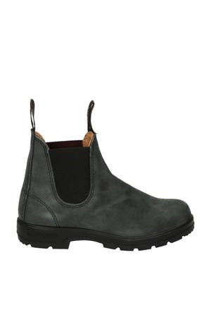 587 nubuck chelsea boots antraciet