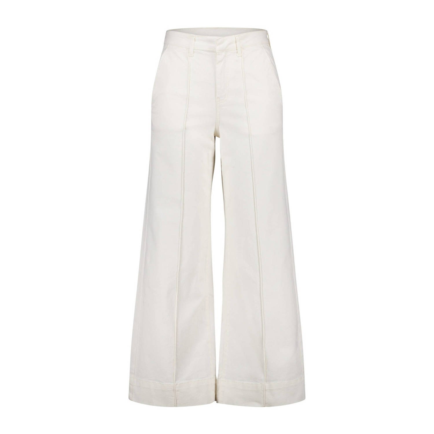 MS Mode wide leg jeans crème