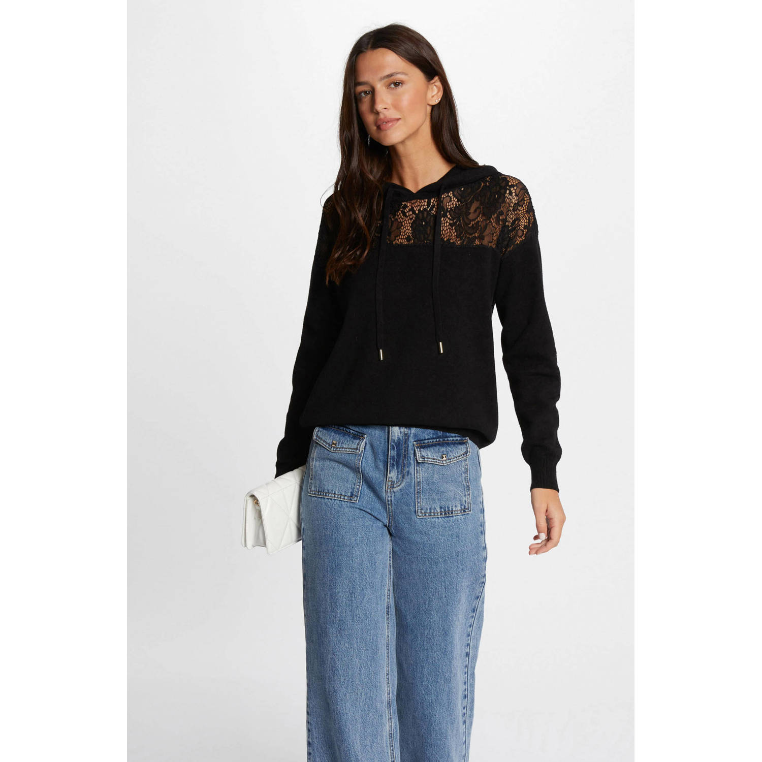 Morgan hoodie zwart