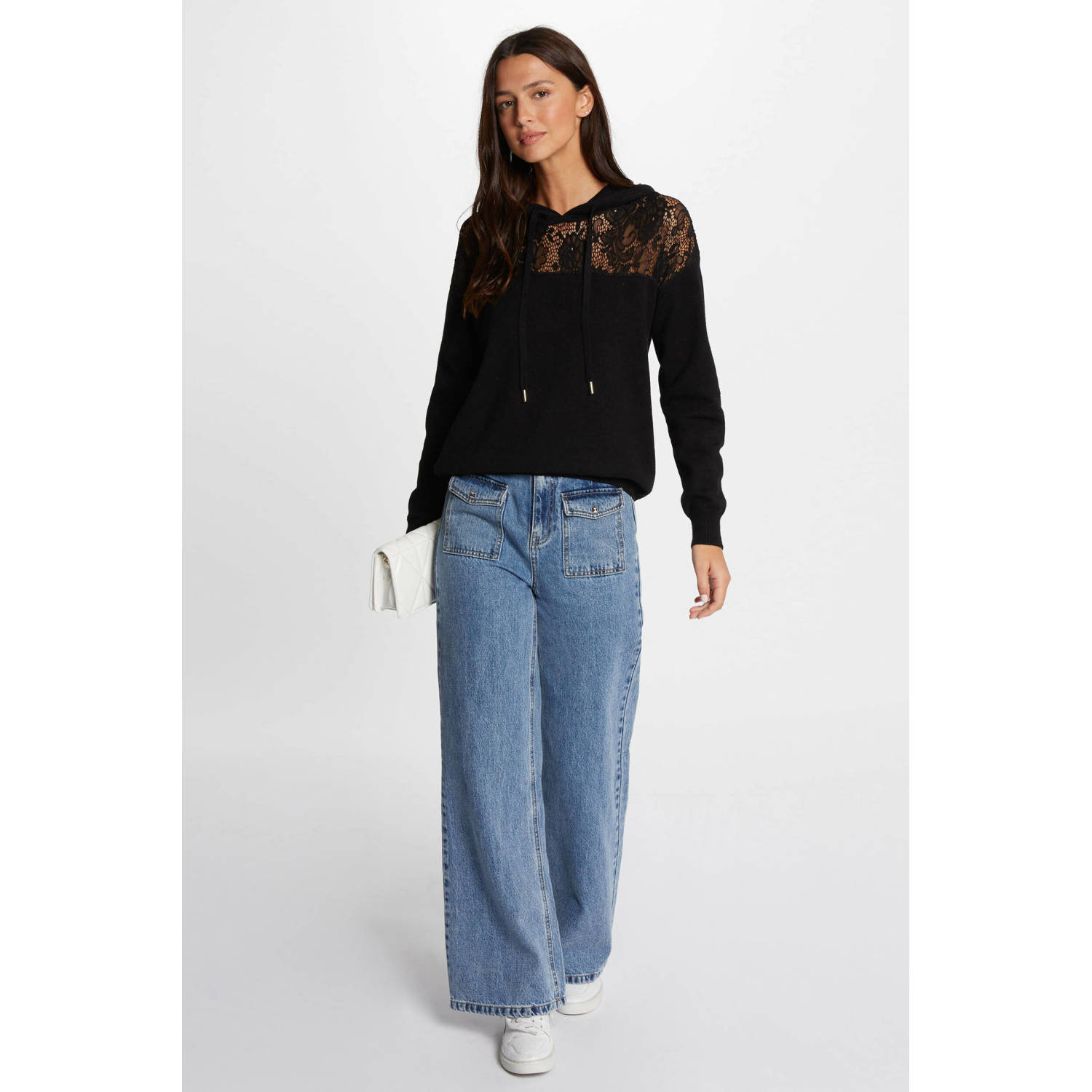 Morgan hoodie zwart