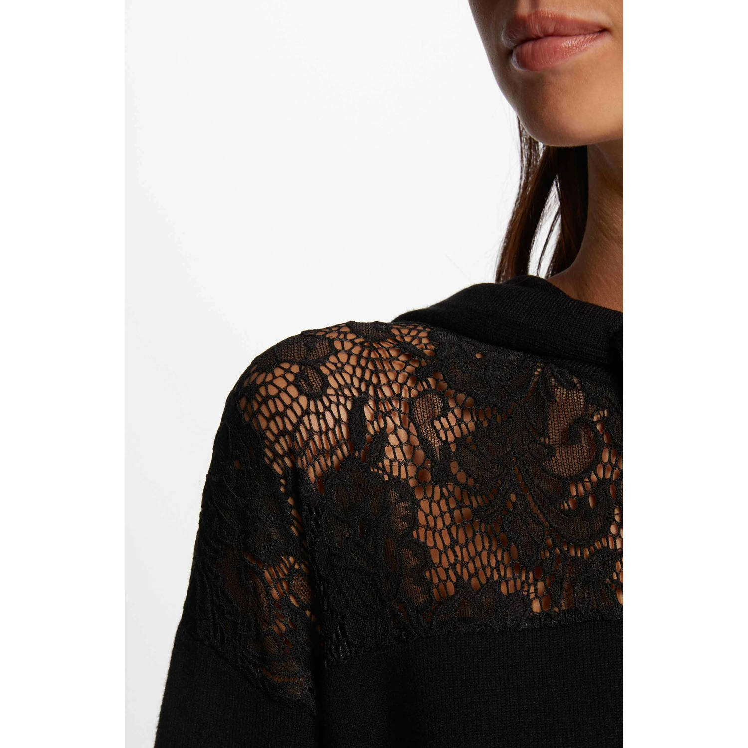 Morgan hoodie zwart