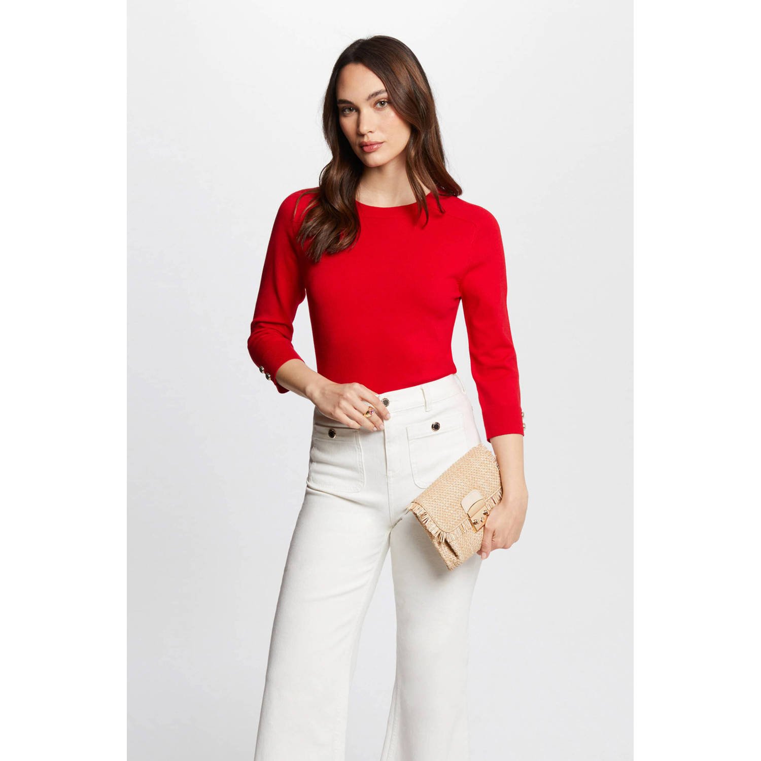 Morgan gebreide trui rood