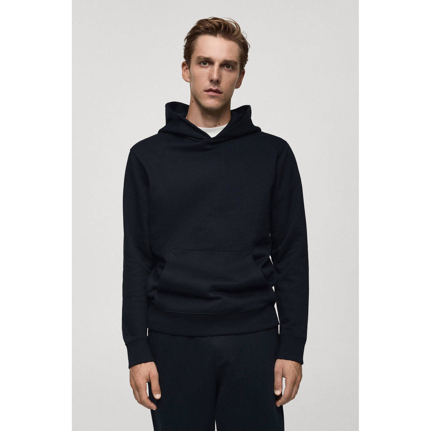 Mango Man hoodie donkerblauw