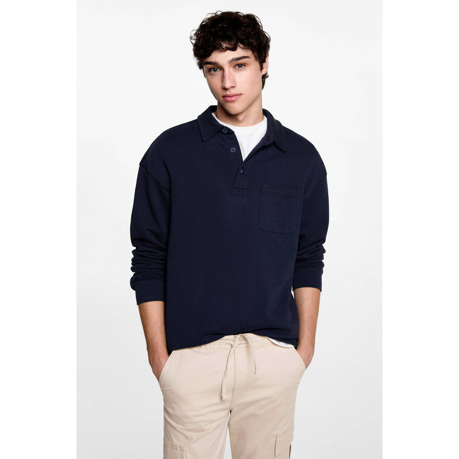 MANGO TEEN cargo broek beige