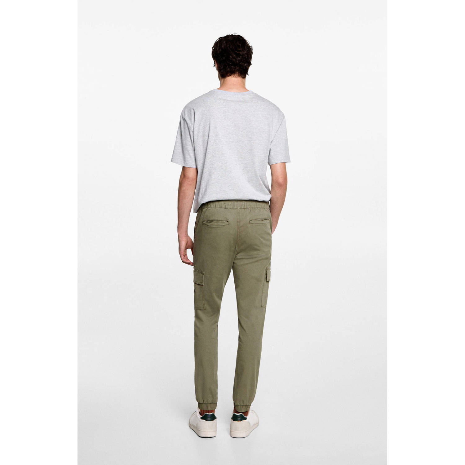 MANGO TEEN cargo broek groen