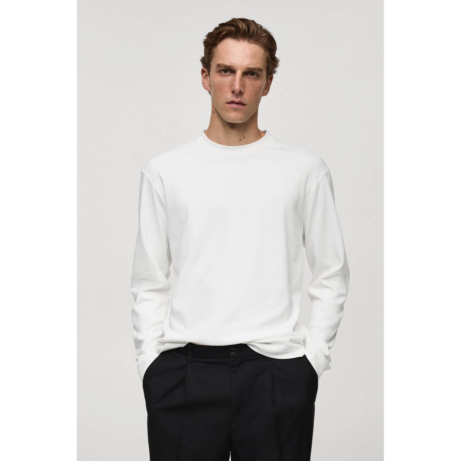 Mango Man longsleeve wit