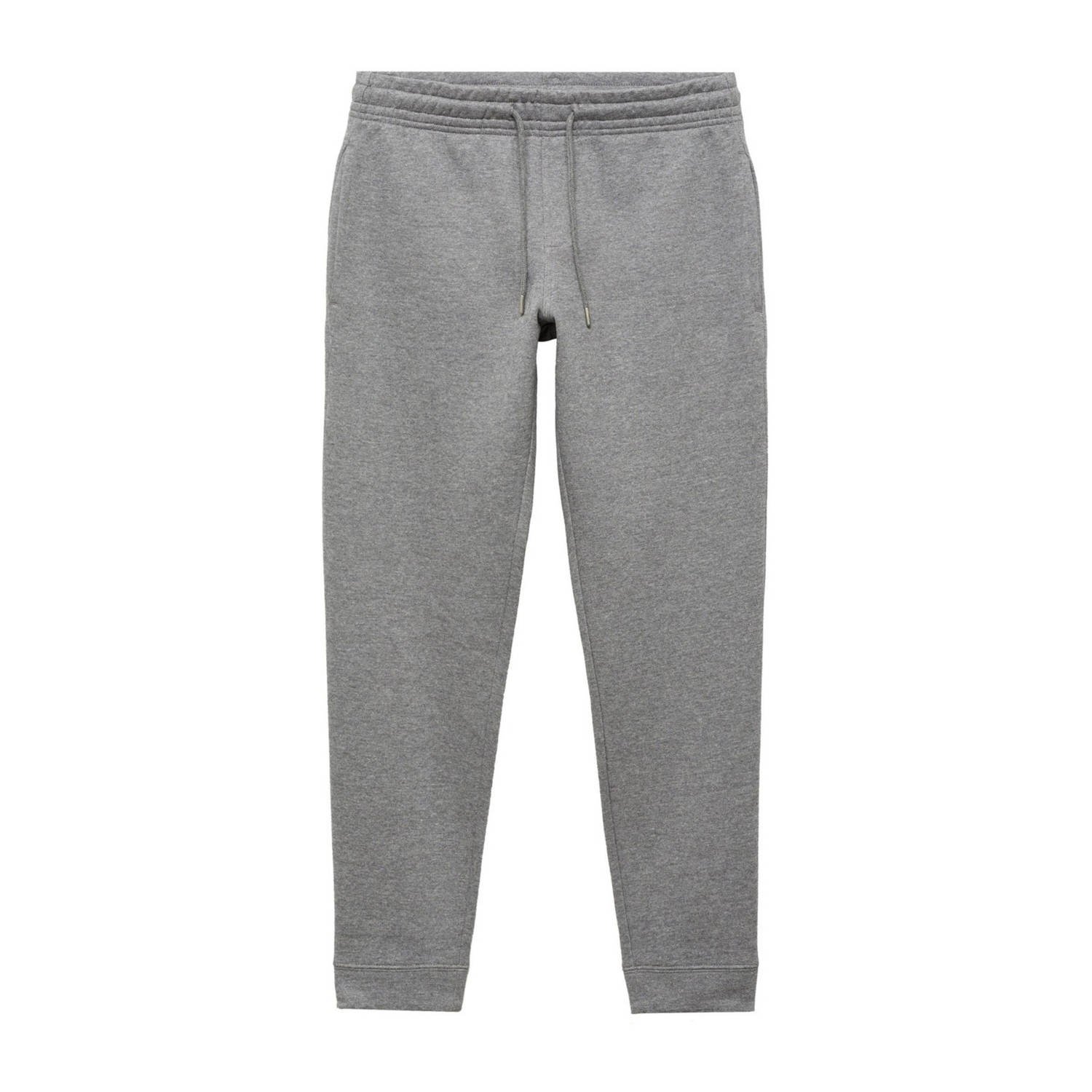 Mango Man gemêleerde slim fit joggingbroek middengrijs