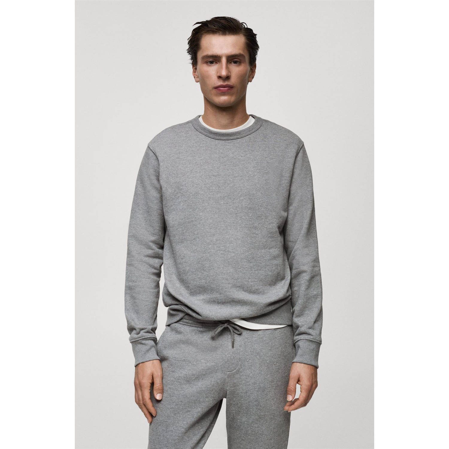 Mango Man sweater grijs