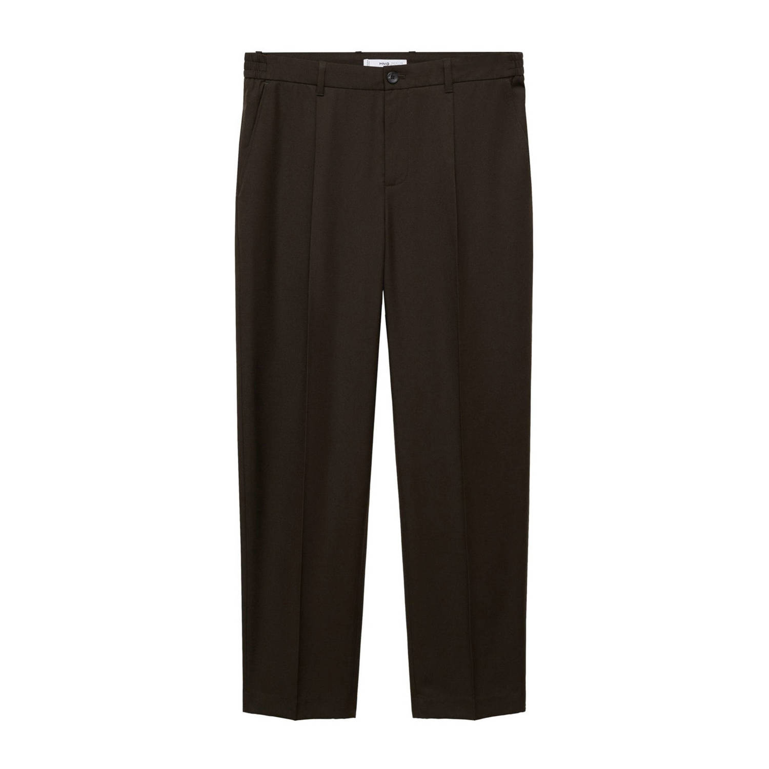 Mango Man relaxed chino donkerbruin