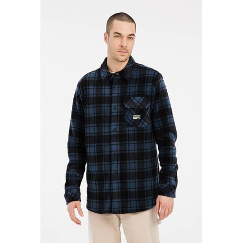 Protest geruit overshirt yale blue afbeelding