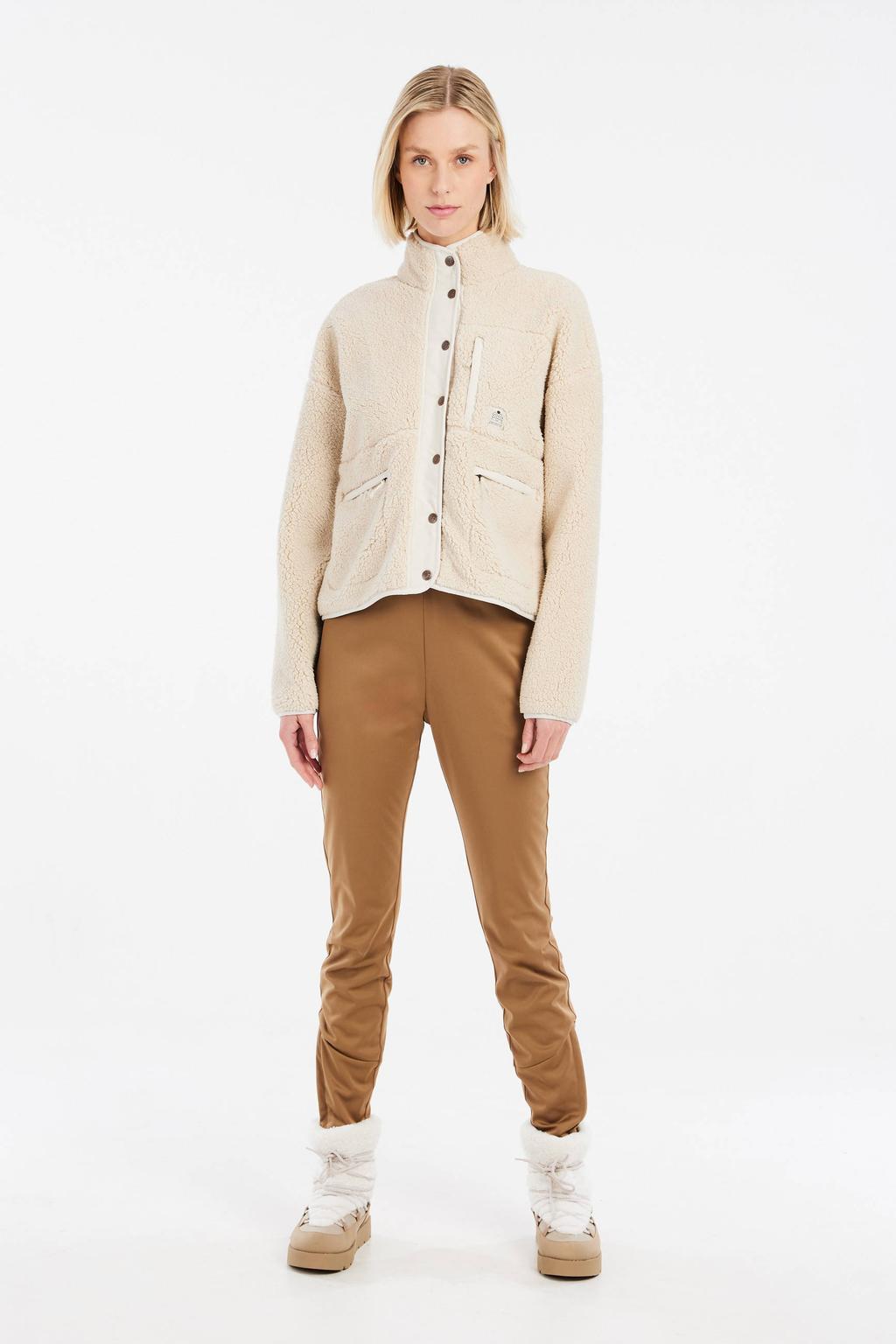 Protest teddy fleece vest Lux ecru