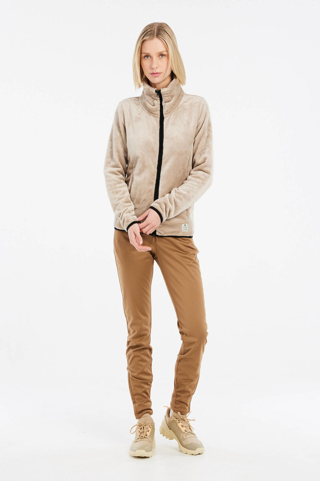 Protest teddy fleece vest Vance beige