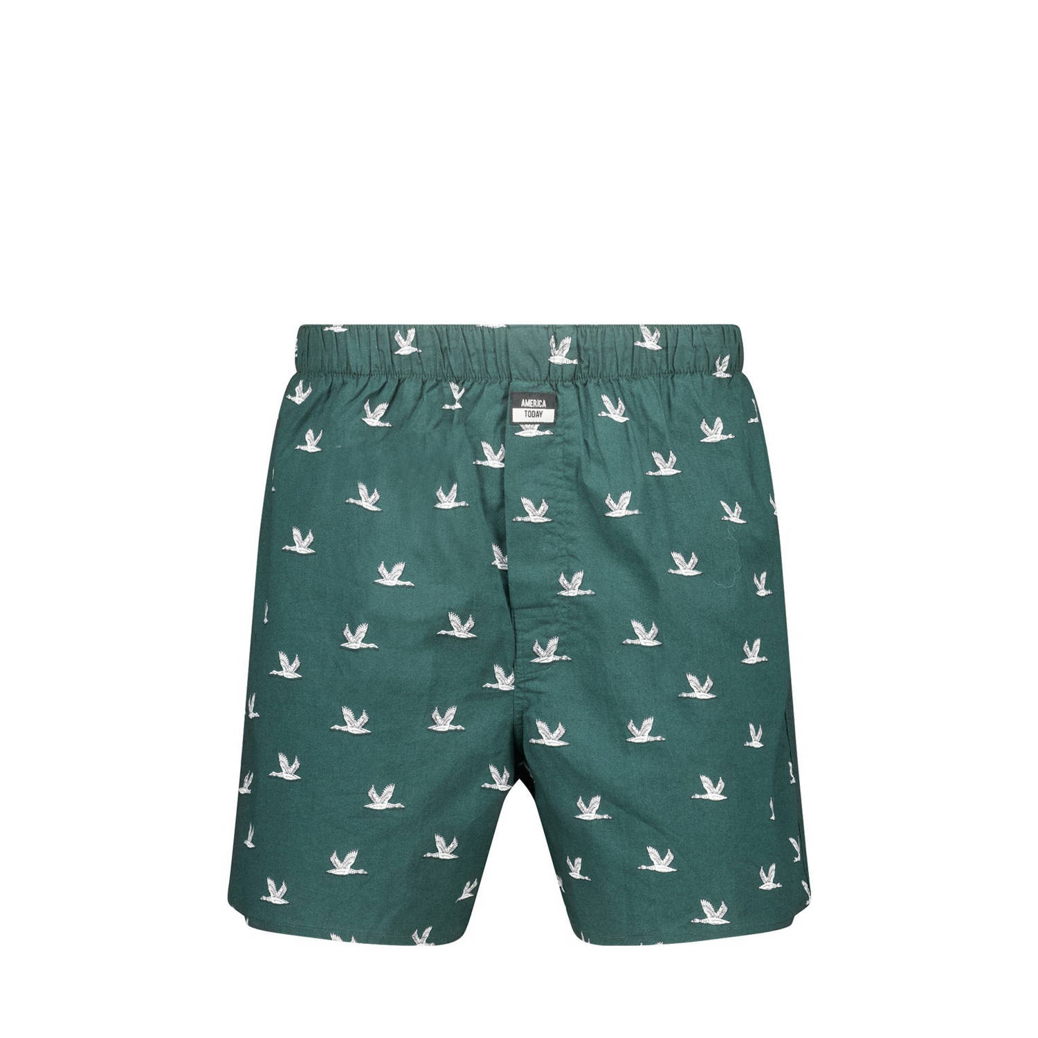 America Today wijde boxershort Thomas donkergroen
