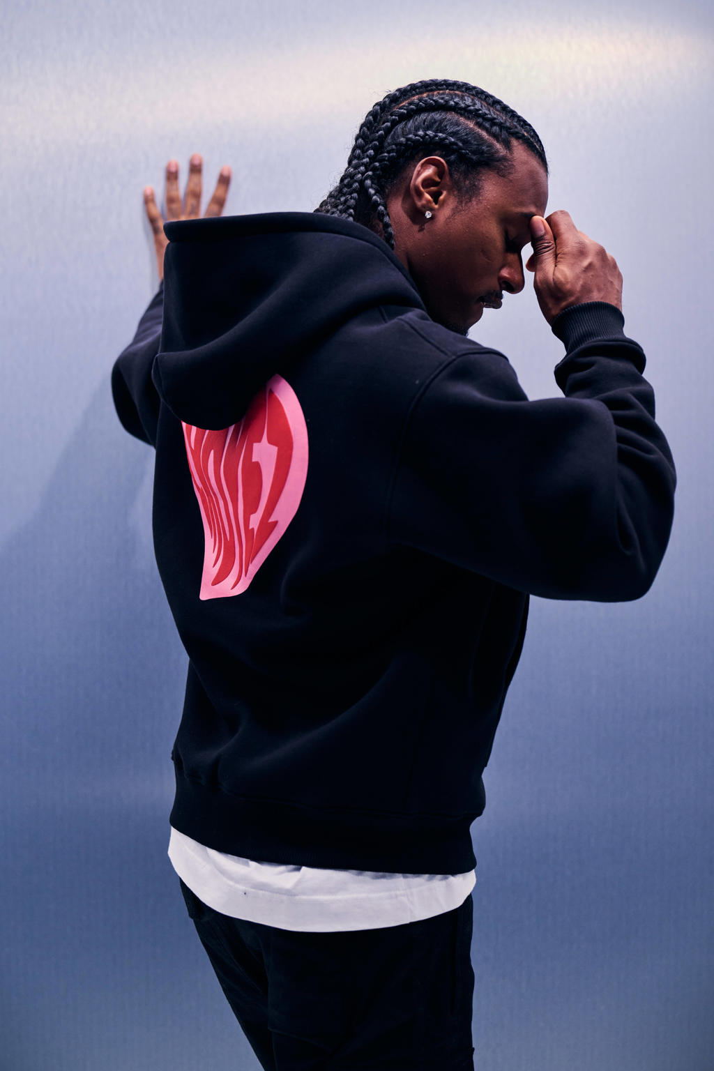 Croyez hoodie zwart