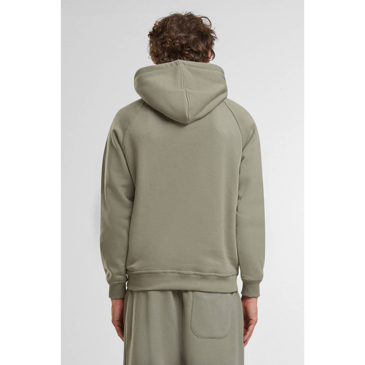 Urban Classics hoodie olijfgroen
